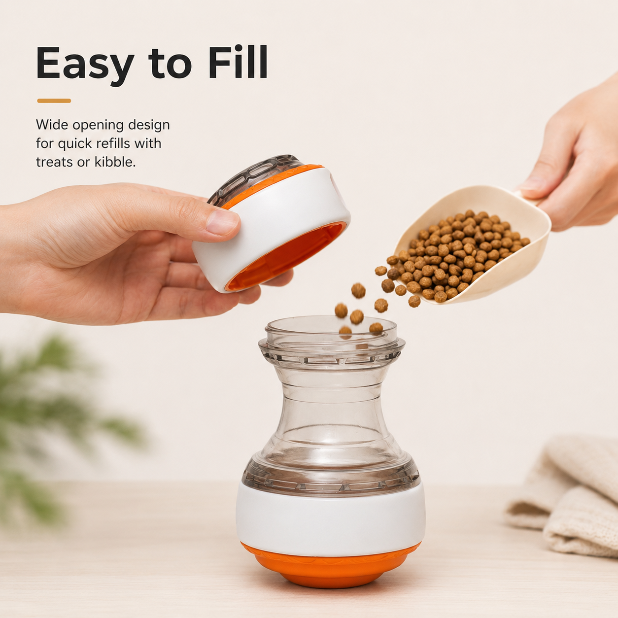 Roll & Reward Slow Feeder Toy