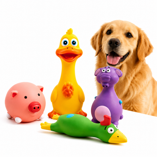 Interactive Squeaky Dog Toy