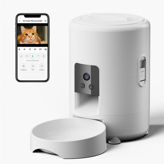 Smart WiFi Pet Feeder with Camera