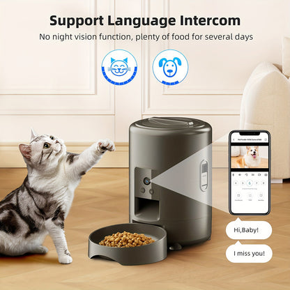 Smart WiFi Pet Feeder with Camera