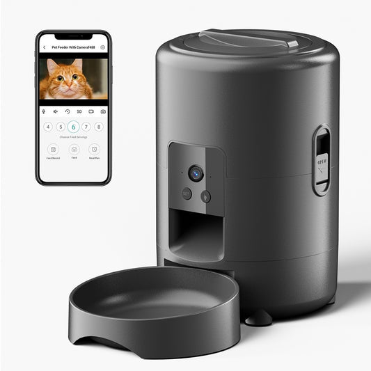 Smart WiFi Pet Feeder with Camera