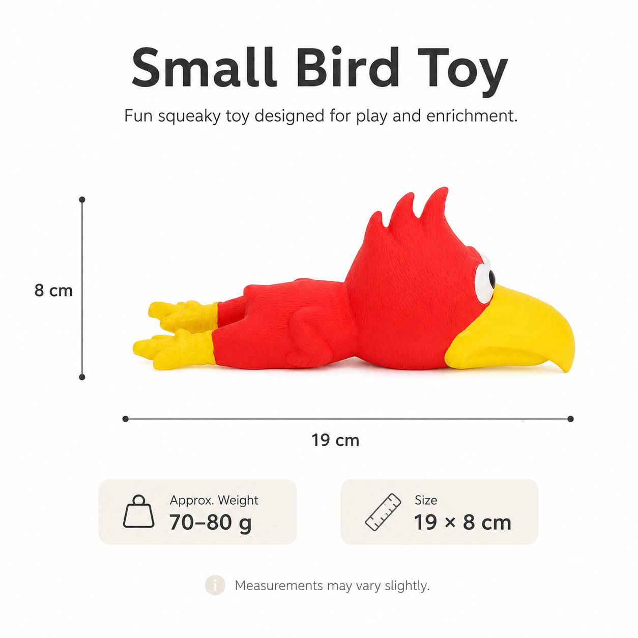 Interactive Squeaky Dog Toy