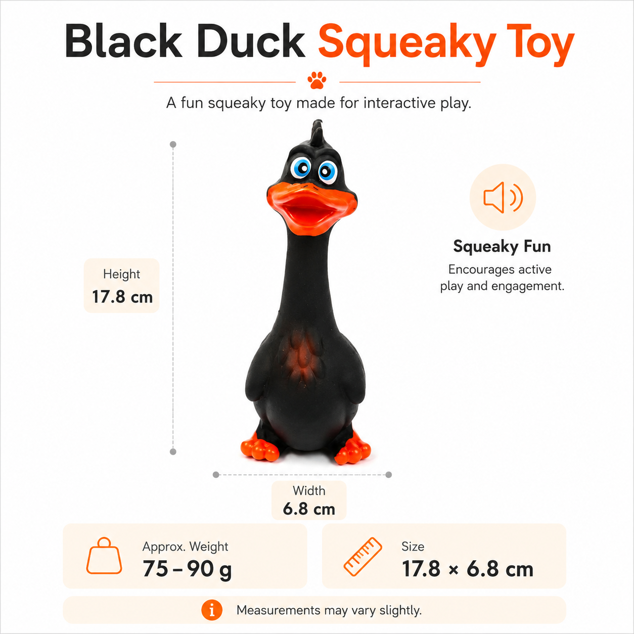 Interactive Squeaky Dog Toy