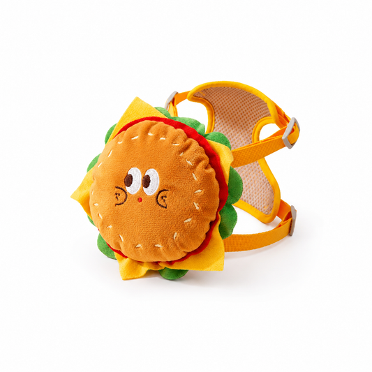 Burger & Fries Pet Harness Backpack