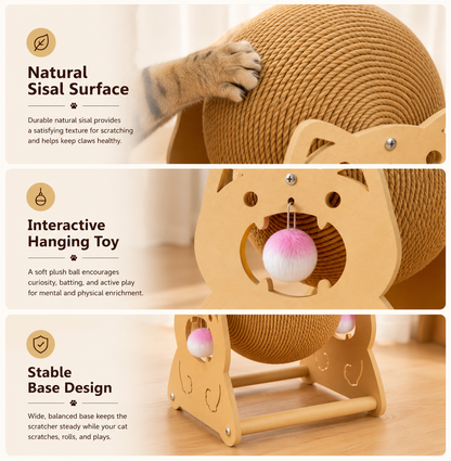Rolling Cat Scratcher