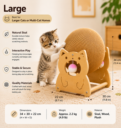 Rolling Cat Scratcher