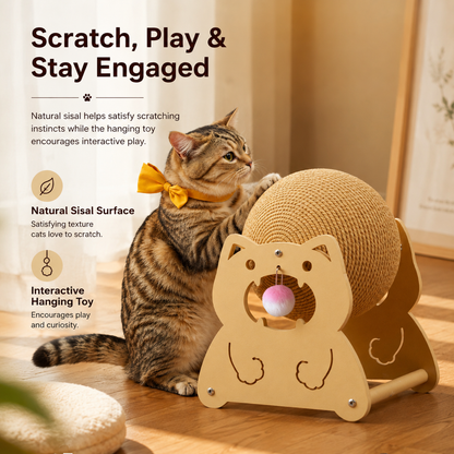 Rolling Cat Scratcher