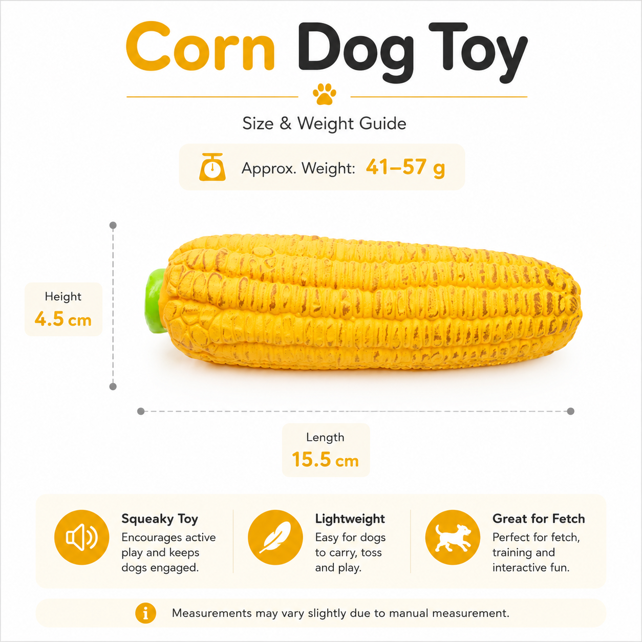 Interactive Squeaky Dog Toy