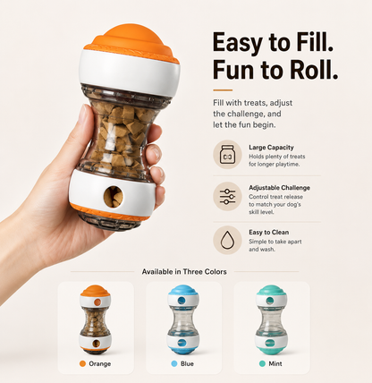 Roll & Reward Slow Feeder Toy