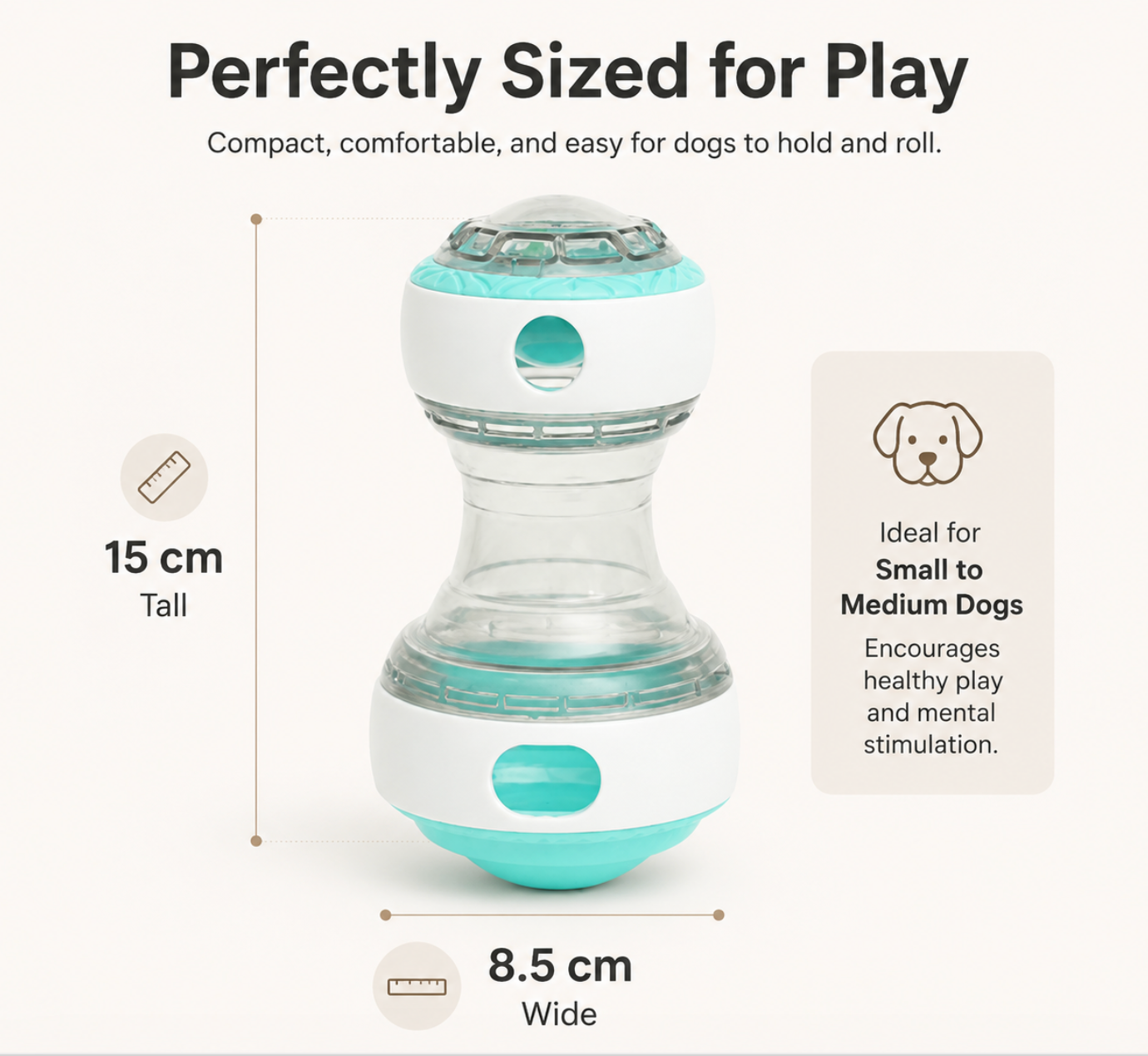 Roll & Reward Slow Feeder Toy