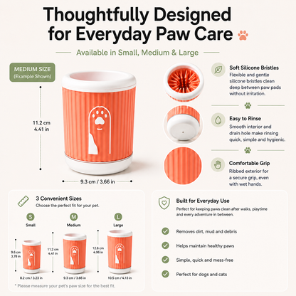 Gentle Pet Paw Cleaner