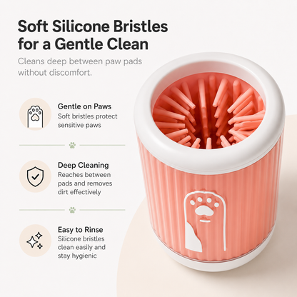 Gentle Pet Paw Cleaner