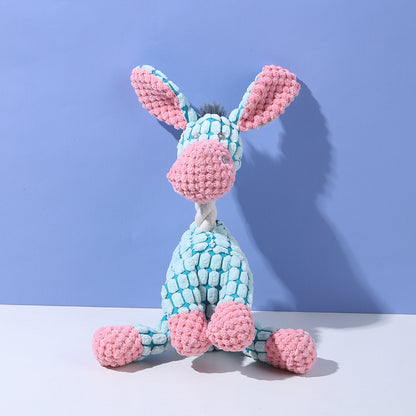 Interactive Plush Squeaky Dog Toy