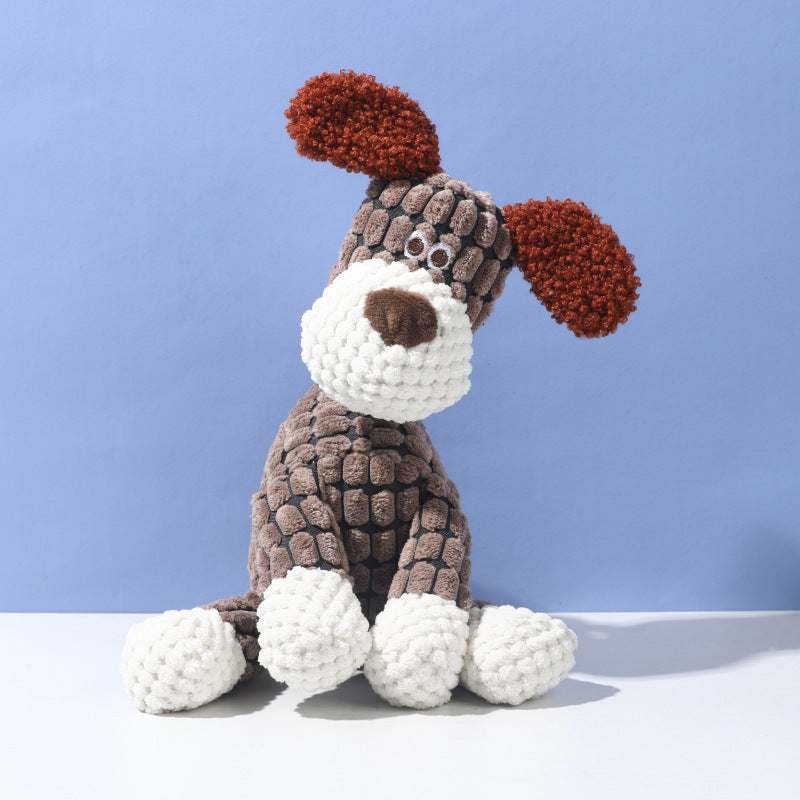 Interactive Plush Squeaky Dog Toy