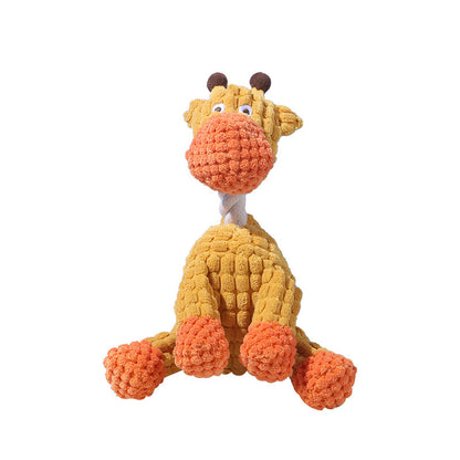 Interactive Plush Squeaky Dog Toy