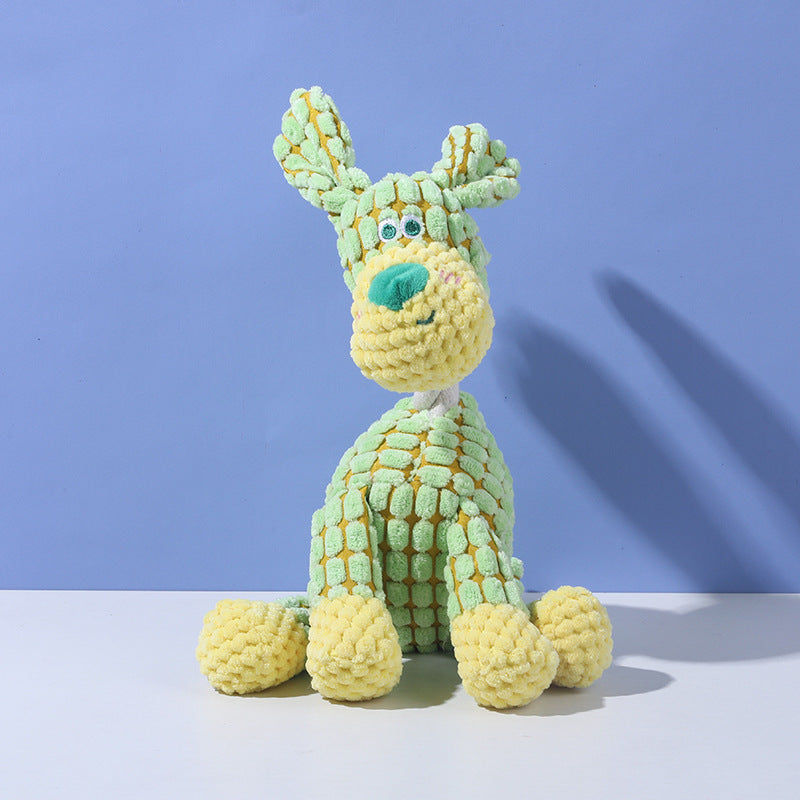 Interactive Plush Squeaky Dog Toy