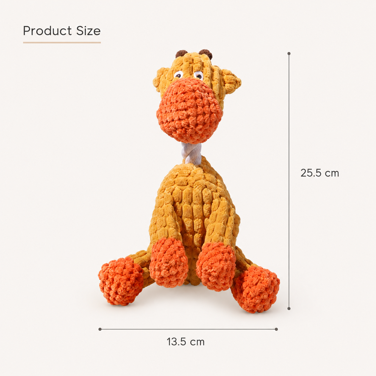 Interactive Plush Squeaky Dog Toy