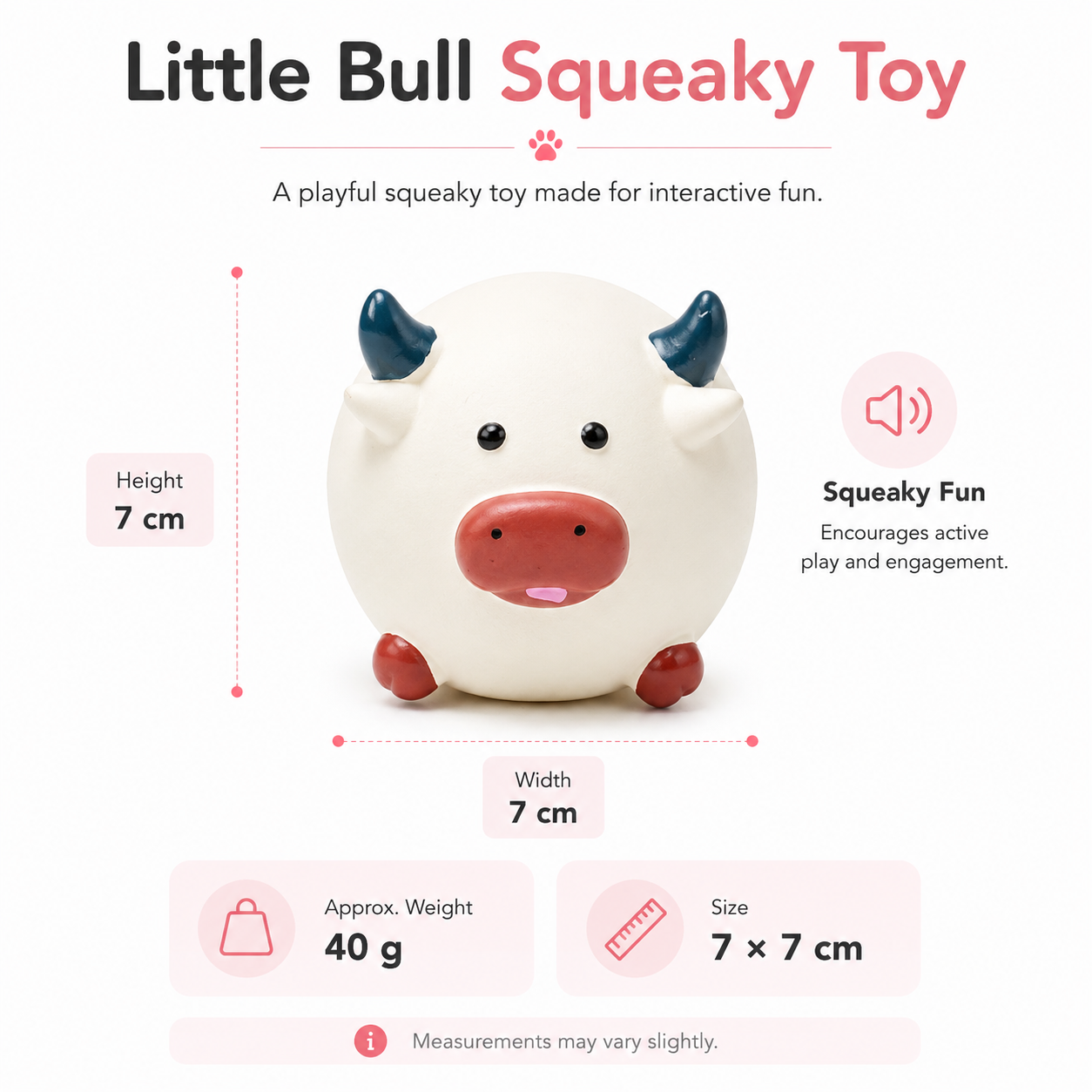 Interactive Squeaky Dog Toy