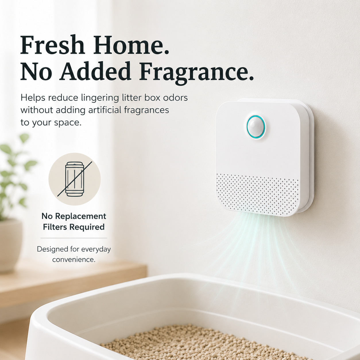 Smart Pet Litter Odor Purifier