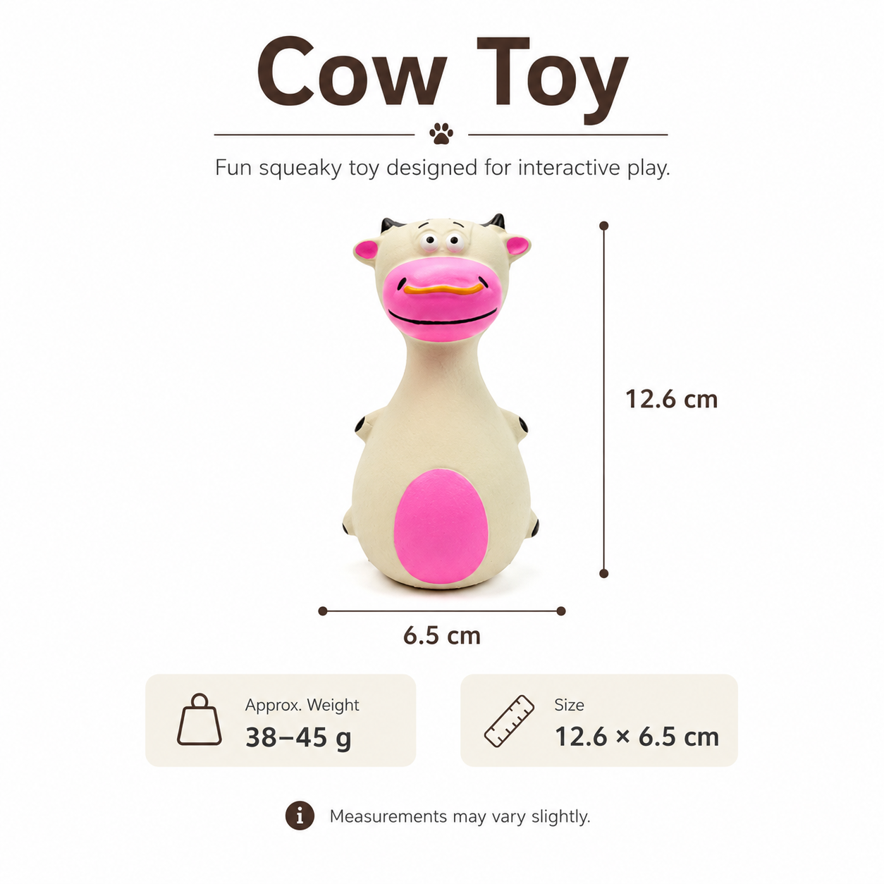Interactive Squeaky Dog Toy